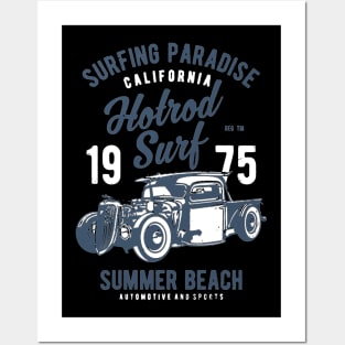 Hotrod Surf Posters and Art